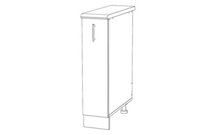 Тумба кухонная Алекс бутылочница