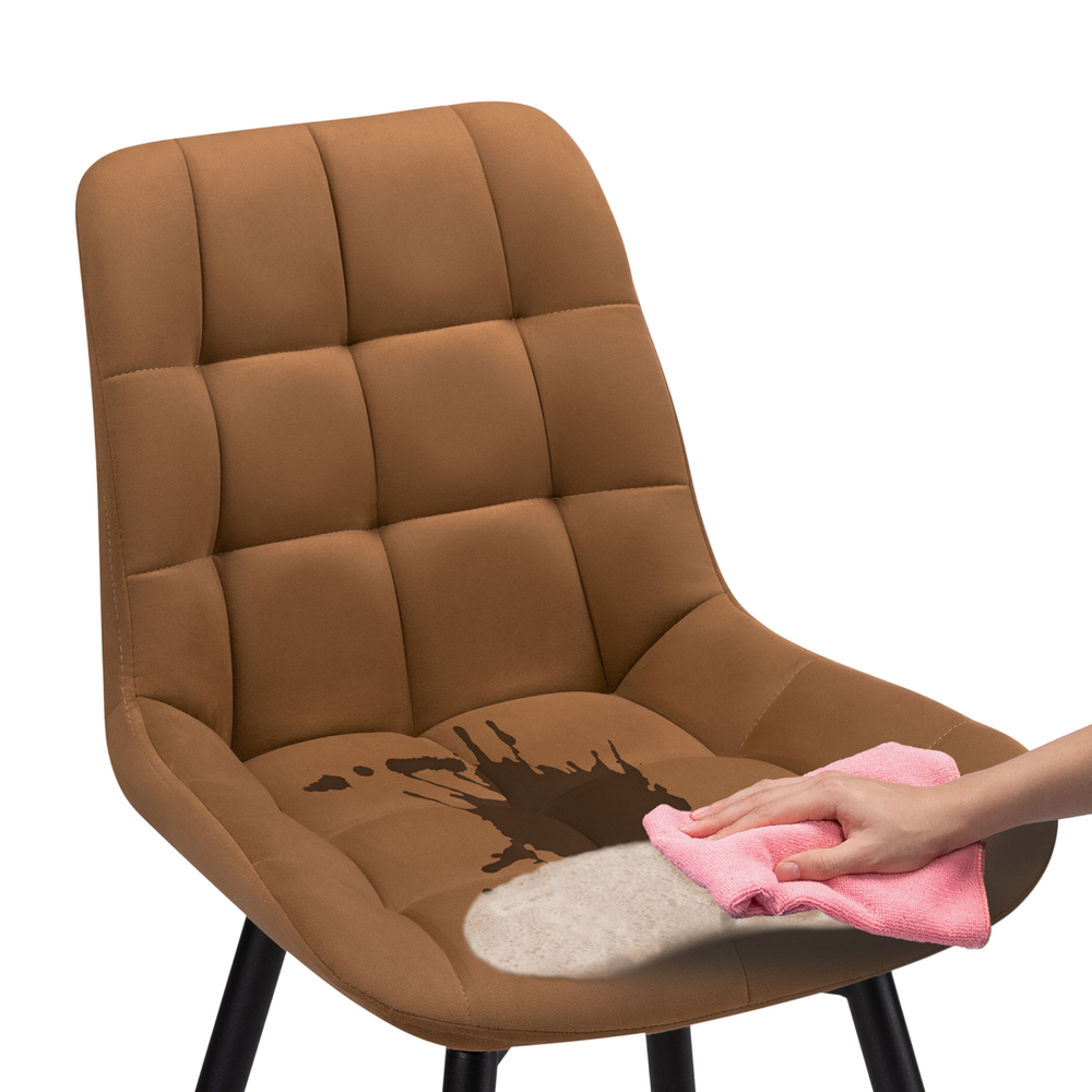 Стул на металлокаркасе Woodville Челси крутящийся кирпичный, черный, ножки черные