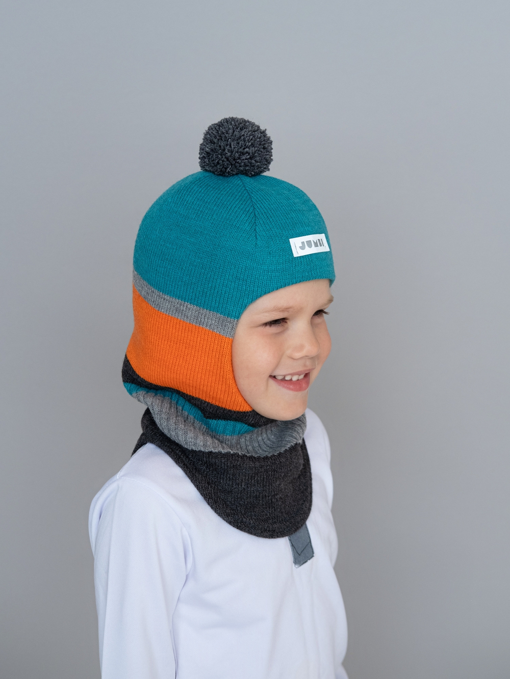 Шлем зимний вязаный (Манго) ЧИП