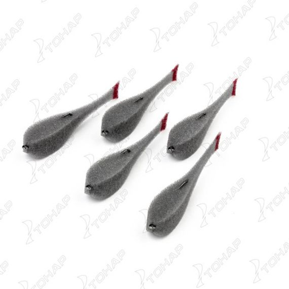 Рыбка поролоновая оснащенная на офсет.кр. 10,5 см ч 14 (HS-105-14) Helios