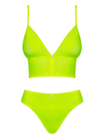 Эффектный женский комплект Neonia: топ и трусики