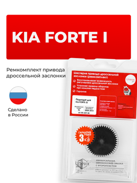 Шестерня привода дроссельной заслонки (ремкомплект) Kia FORTE (I) G4FC [Кузов: TD] 2008–2014 (DZ-9)
