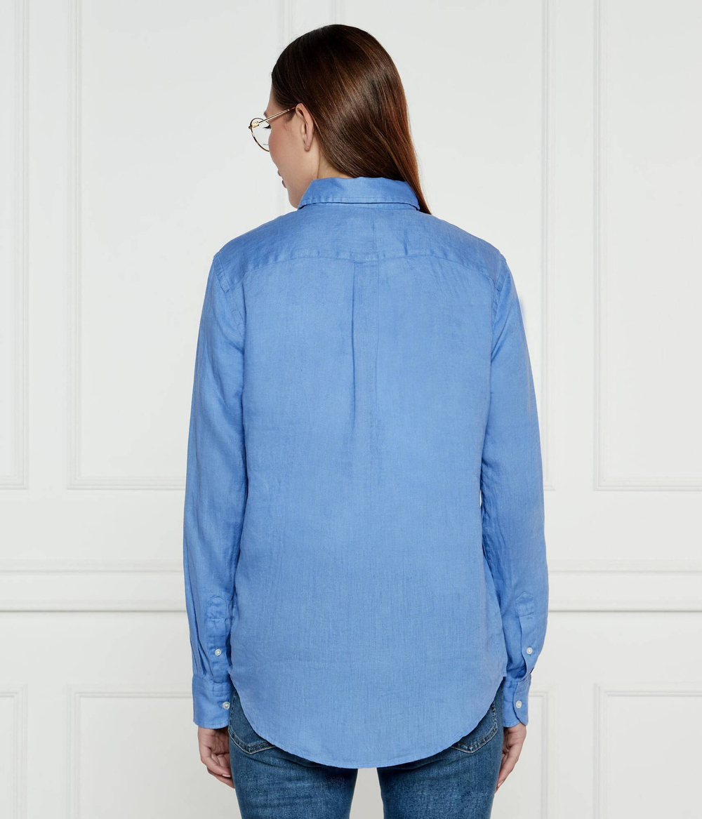 Льняная рубашка POLO RALPH LAUREN - голубой(211970730)