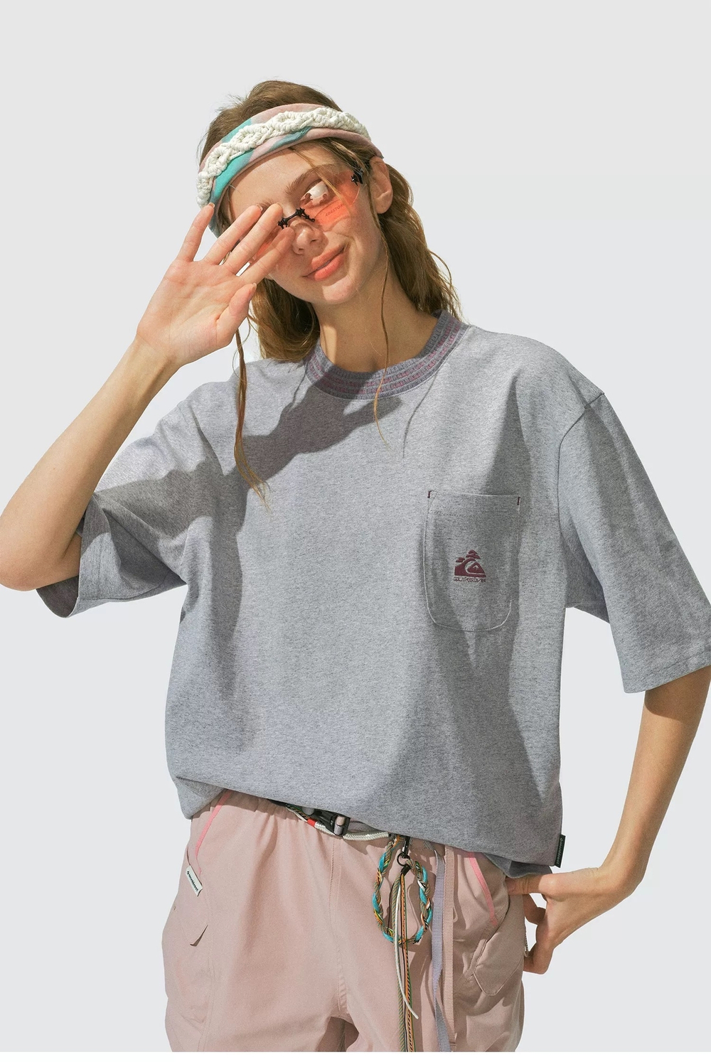 Футболка Nothomme Monterest X Quiksilver Cold flower gray