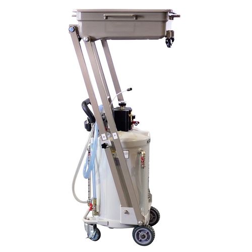 KraftWell (KRW1835) Установка для слива и откачки масла/антифриза с пантографной ванной, мобильная