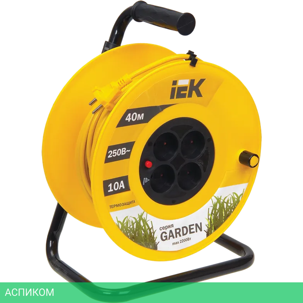 Удлинитель на катушке IEK Garden УК40 (WKP23-10-04-40)