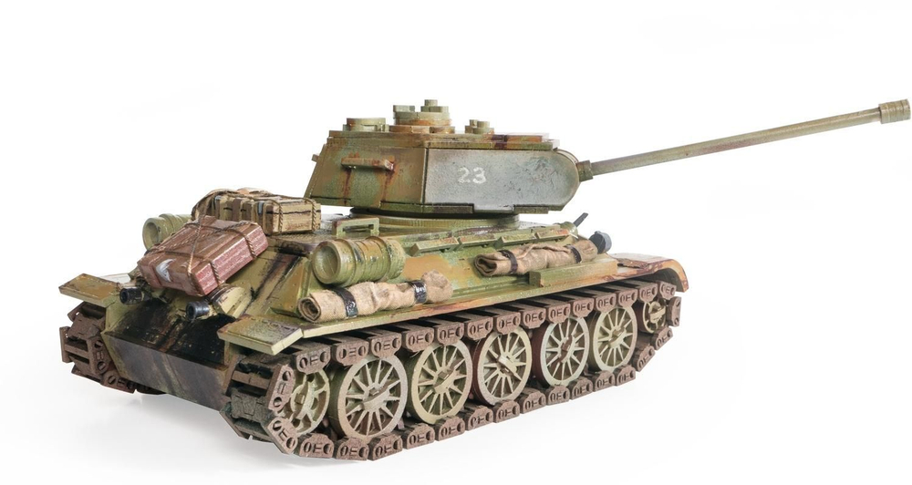 Конструктор из дерева "Армия России" Танк Т-34-85