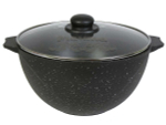 Казан 6л для плова Гранит black