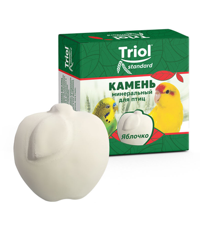 Камень минеральный для птиц "Яблочко", 30гр, Triol Standard