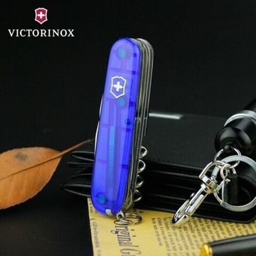 Ножи Victorinox Мод. Climber Blue Trans (91мм) - 14 функций