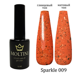 Гель-лак Moltini “Sparkle” 009, 12 ml