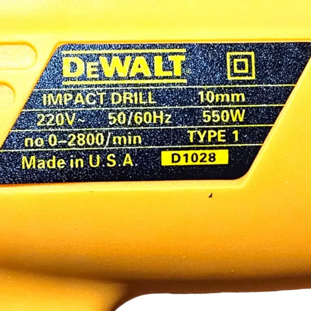 Dewalt D1028 дрель 550WT 1/2" (10MM) U.S.A.
