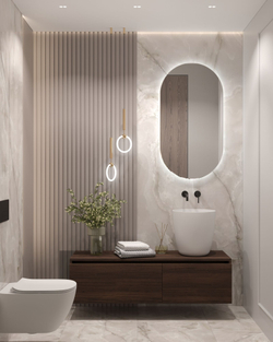 Раковина чаша круглая Corian белая 39 см Armadi Art 884-39
