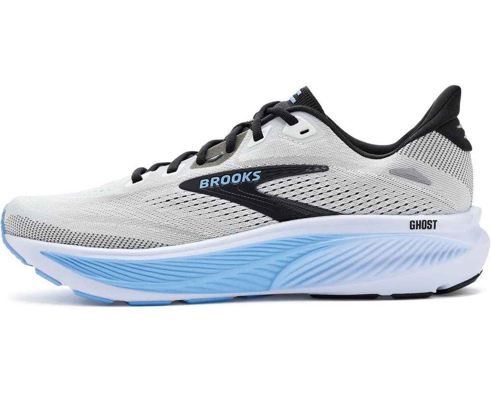 Кроссовки для бега Brooks Ghost 18 - White/Black/Open Air