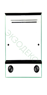 Террариум 50х50х100, модель "профи".