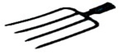 Вилы  4-х р. круглые  кованные   (б/ч )