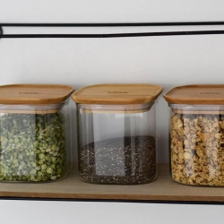 Набор из трех емкостей для хранения Pebbly, 800 мл