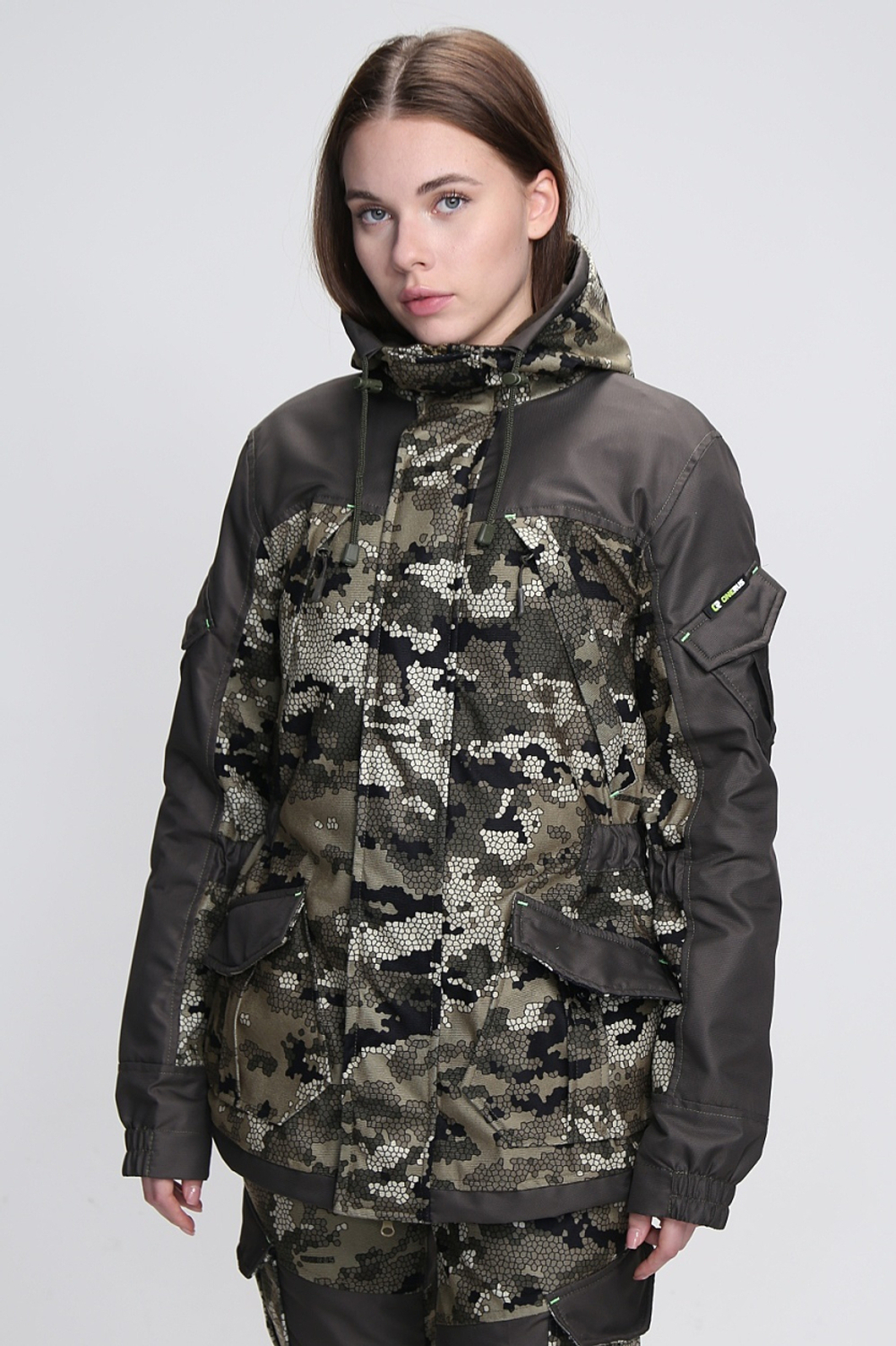 Демисезонный женский костюм Onerus Горный -5 (Алова, флис) Бежевый