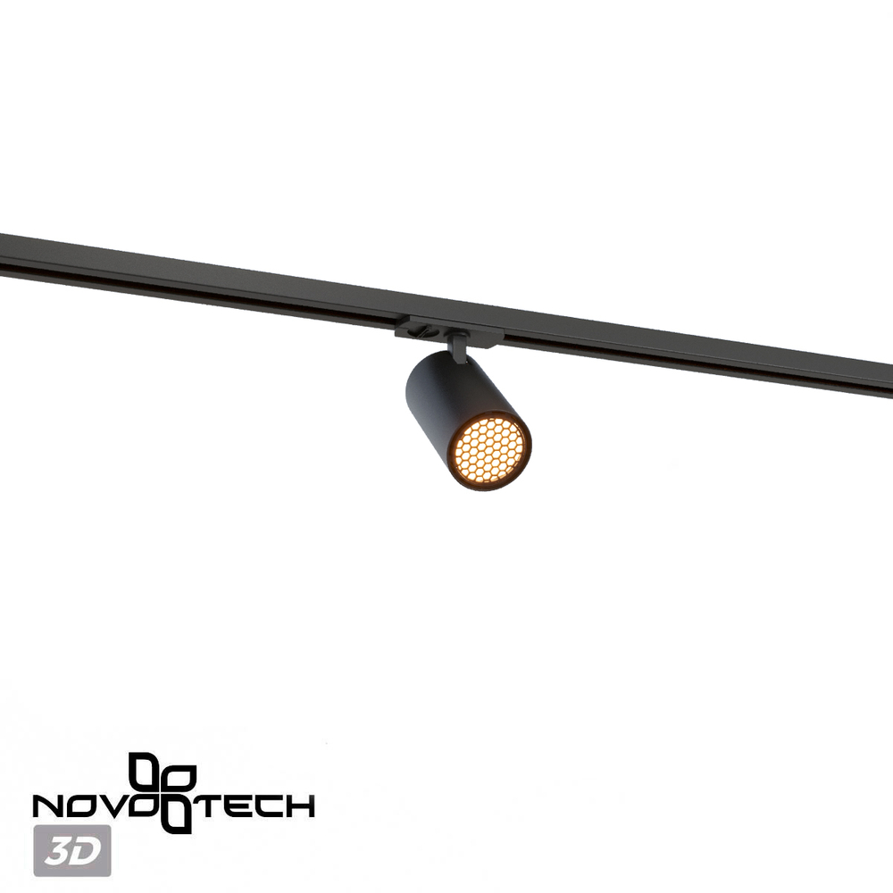 359919 PORT NT26 000 черный Светильник трековый однофазный двухжильный IP20 LED 20W 220-240V 4000К SELENE