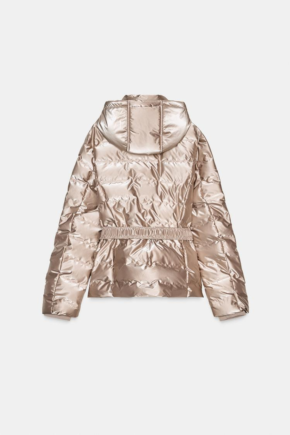 ZARA УКОРОЧЕННЫЙ ВЕТРОЗАЩИТНЫЙ АНОРАК ПРИТАЛЕННОГО КРОЯ, КАВА