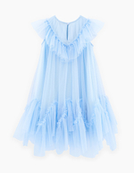 Платье небесно-голубое