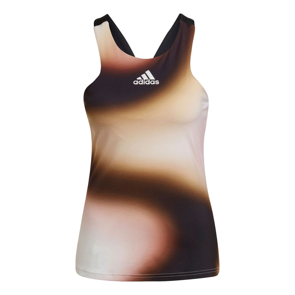 Женская теннисная майка adidas Melange Y Tank Top Women - Multicoloured