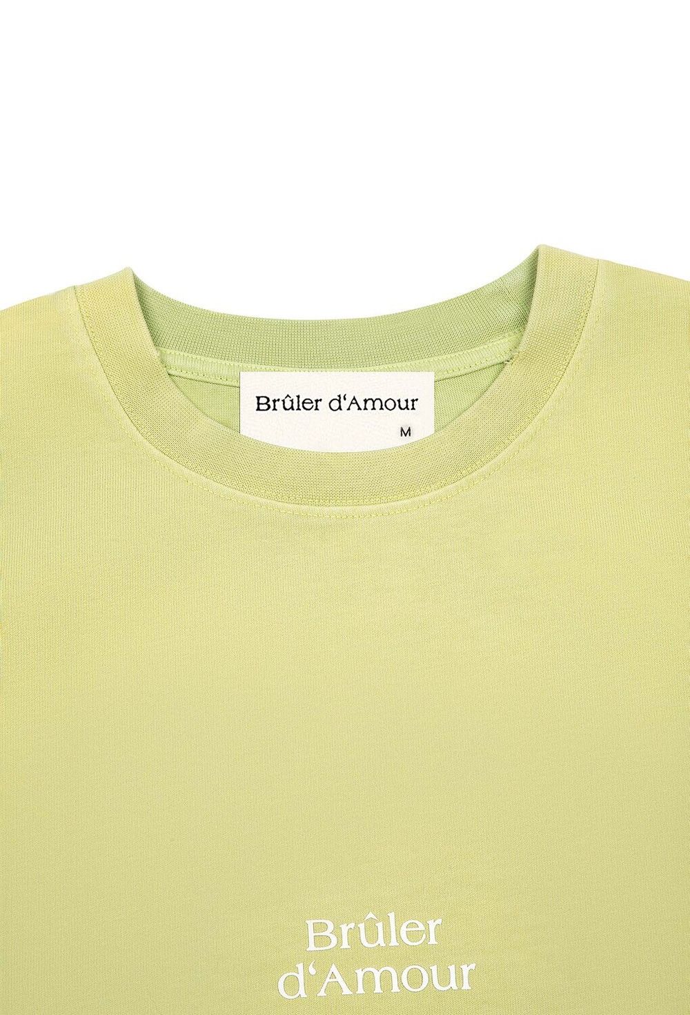 Футболка Bruler d'Amour Liberté d'expression лаймовая