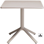 Стол пластиковый обеденный Scab Design Eco Fixed, тортора