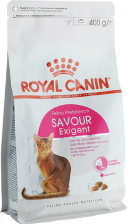 Royal Canin 400г Savour Exigent Сухой корм для привередливых ко вкусу кошек