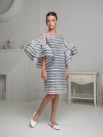 Платье нарядное из двух элементов: сарафан и платье 957