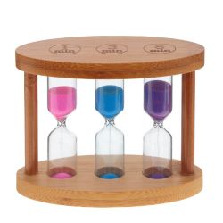 GAEM Часы песочные (1/3/5 мин.), L11 W5 H9 см, 3в.