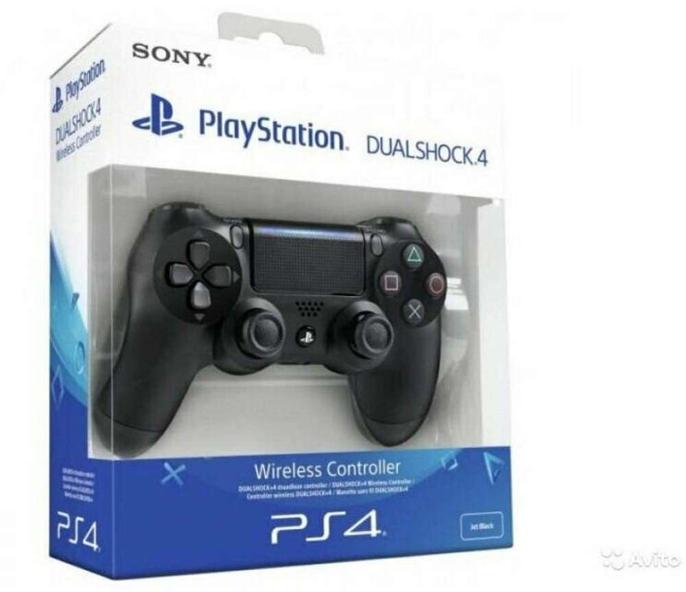 Геймпад SONY DualShock 4 V2  CUH-ZCT2E Антрацитовый чёрный