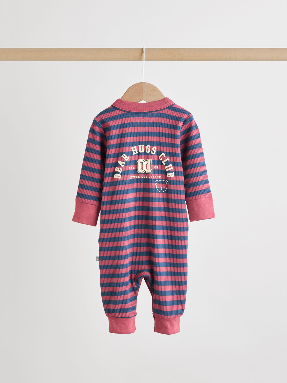 Комбинезон / Cлип для малышей Next F35-920, 3 шт., Бордовый, Голубой