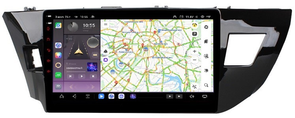 Магнитола для Toyota Corolla 2013-2016 - Carmedia OL-1603 QLed, Android 13, TS20, CarPlay, SIM-слот