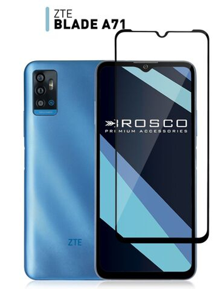 Защитное стекло ROSCO для ZTE Blade A71 (арт. ZTE-BLADEA71-FSP-GLASS-BLACK )