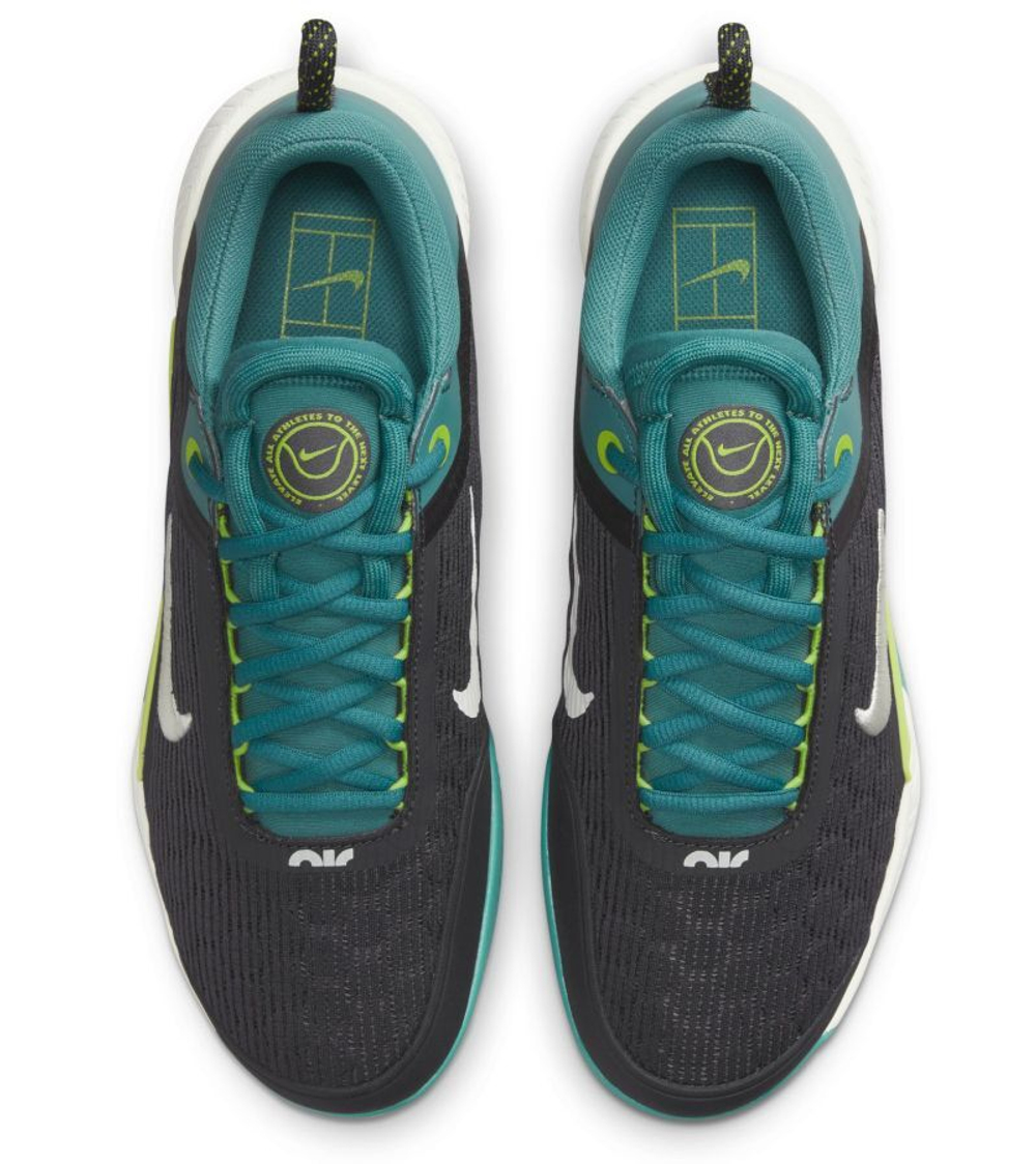Мужские кроссовки теннисные Nike Zoom Court NXT Clay - mineral teal/sail/gridiron/bright cactus
