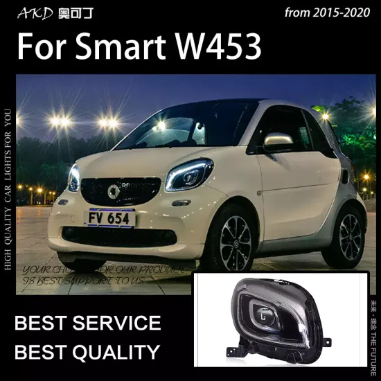 Передние светодиодные фары Мерседес Смарт 2015-2017 V1 type