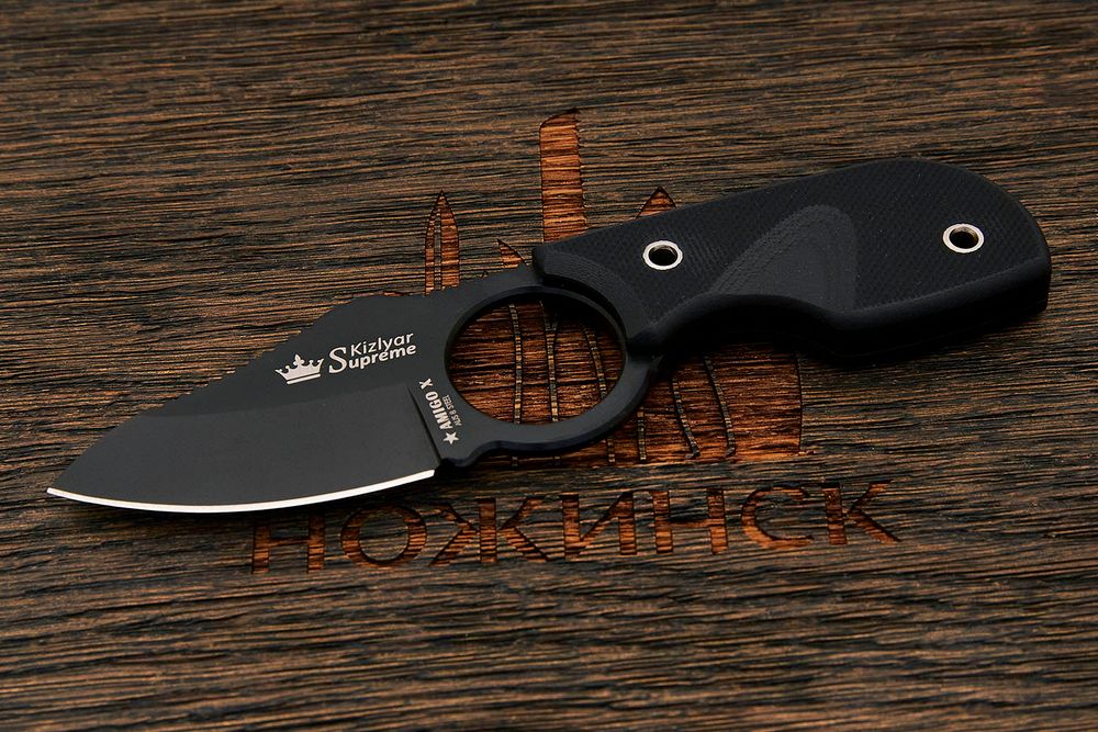 Нож EDC Kizlyar Supreme Amigo-X, клинок 45мм, сталь AUS-8, рукоять G10