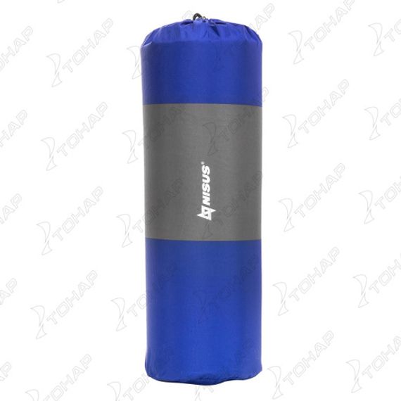 Коврик самонадув. 190x65x6 синий/серый (N-006-BG) NISUS