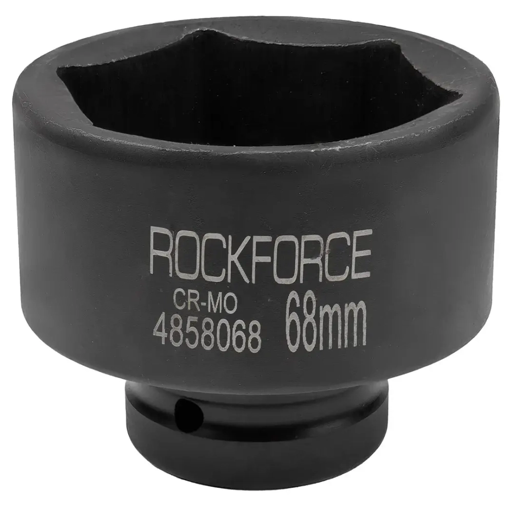Головка ударная глубокая 1'', 68мм (6гр) RockForce RF-4858068