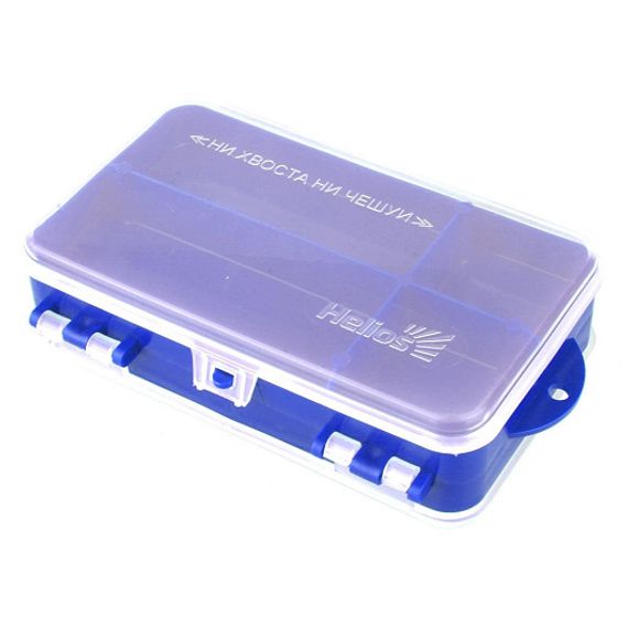 Коробочка для оснастки Helios двухсторонняя (синяя)