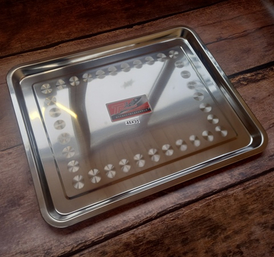 Поднос для шашлыка из нержавеющей стали прямоугольный №2