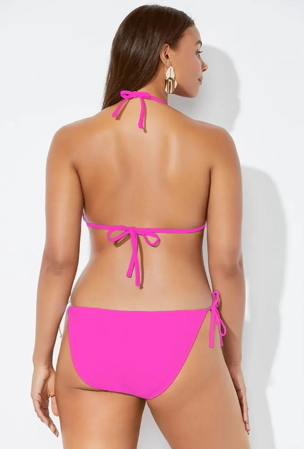 Купальник-бикини 17038 неоновый розовый