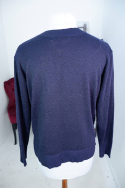 Джемпер H&M с переливающейся ниткой, маркировка S, визуально 44 размер