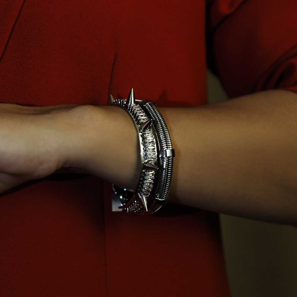diamond spike bracelet