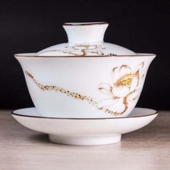 Гайвань Лотос, фарфор, 130 мл