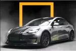 Обвес для Tesla Model 3 2017-2023 тесла Губа переднего бампера Накладки на передний бампер Боковые юбки Диффузор заднего бампера