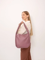 Сумка большая через плечо шоппер мешок