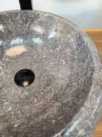 Раковина из мрамора Donut Grey DM-65868 45х45х15 из натурального камня