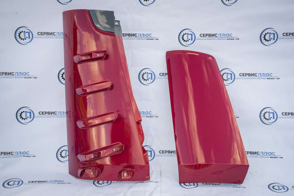 Обтекатель кабины красный правый в сборе Shacman X5000 DZ14251110530